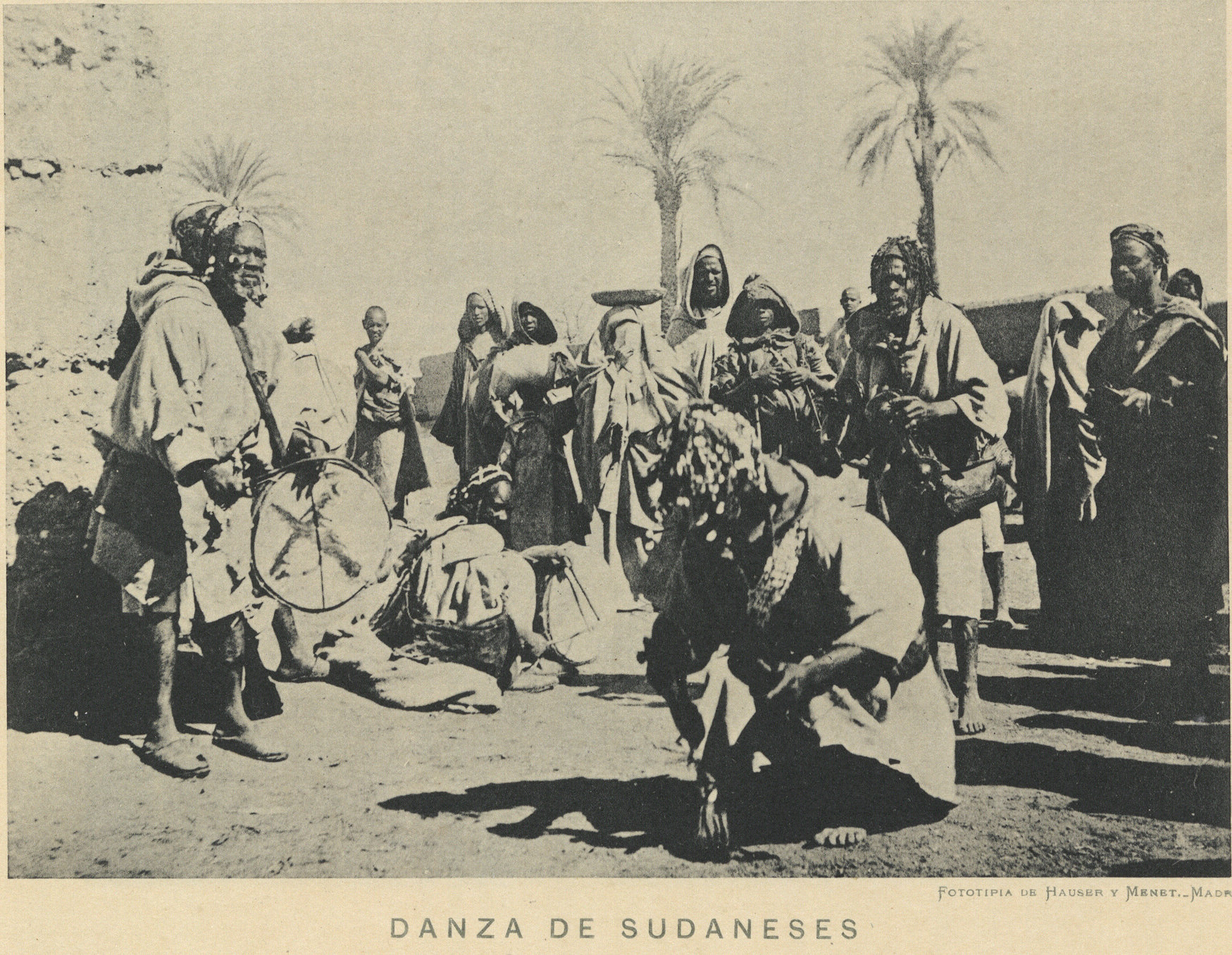 Recuerdo del viaje de la embajada española a Marruecos en 1894