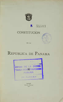 Constitución de la República de Panamá 