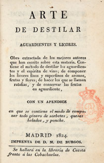 Arte de destilar aguardiente y licores 