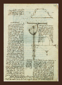 LEONARDO DA VINCI. Códice Madrid I (f. 111r.)