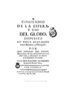 Compendio de la esfera y uso del globo...(1768)