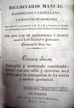 Diccionario manual bascongado y castellano... (1840)