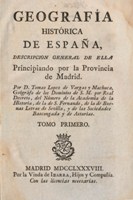 Geografía histórica de España...(1787)