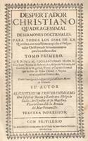 Despertador christiano quadragessimal... (1724)