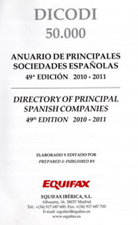 DICODI 50000. Anuario de principales sociedades españolas