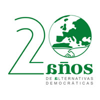 Logotipo 20 años de la Fundación Alternativas