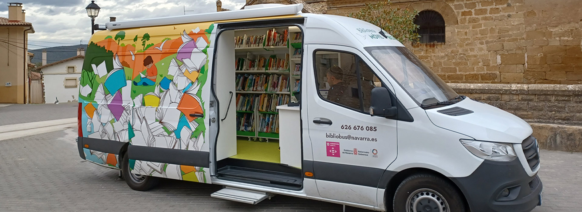 Furgoneta bibliobús Navarra