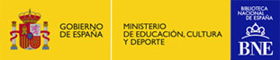 Logo del Gobierno de España y del Ministerio de Educación, Cultura y Deporte. Biblioteca Nacional de España