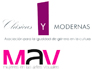 En la imagen logotipo de la Asociación Clásicas y Modernas y Mujeres en las Artes Visuales