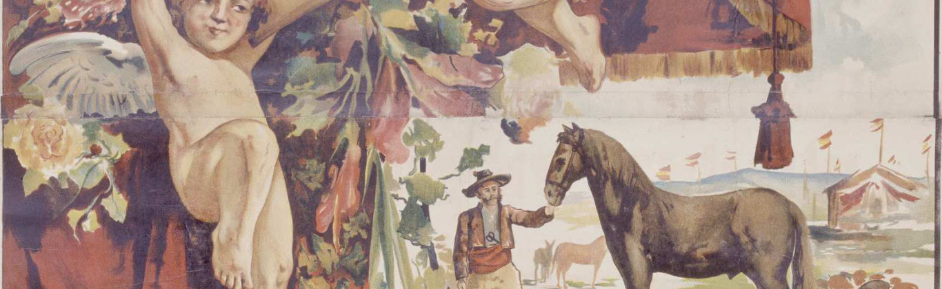 Cartel de la Gran Feria de ganados
