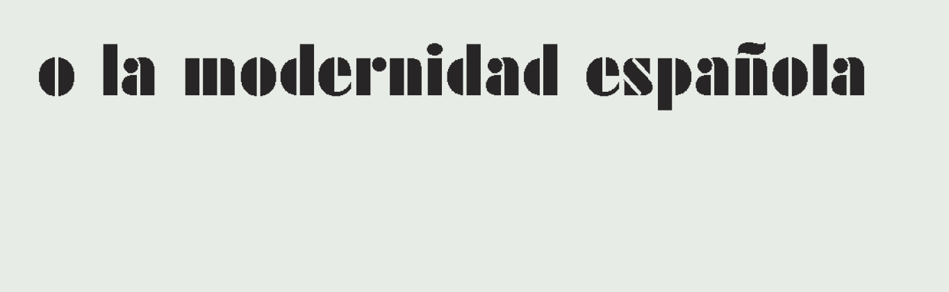 Revista de Occidente o la modernidad española