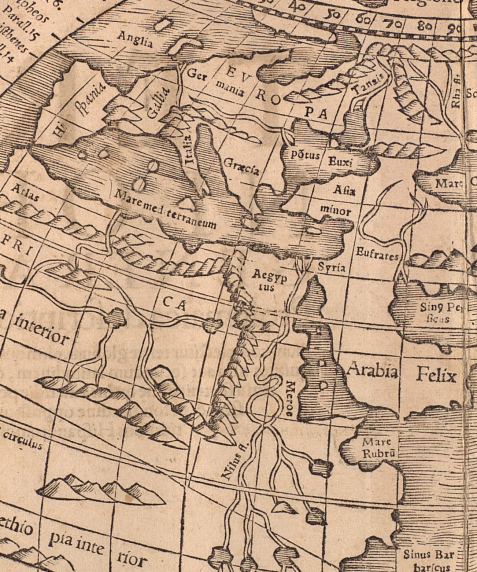 La Antigua Ecúmene de Sebastian Münster