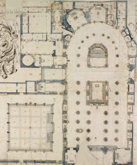 [Borrador para la planta de la catedral de Toledo]