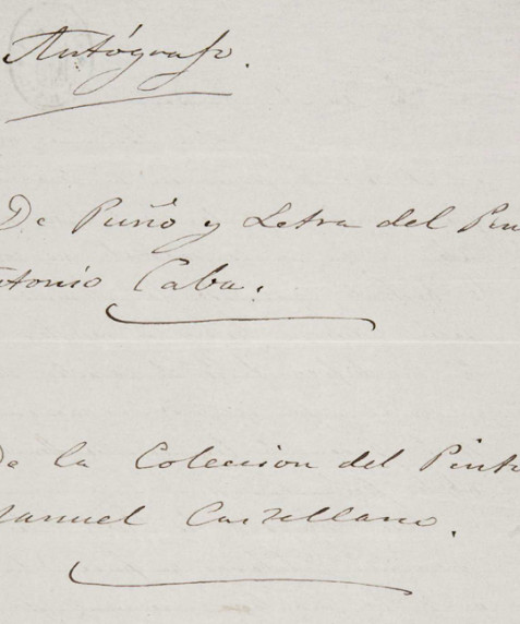 Carta de Antonio Caba a N. Landa, 8 junio 1871