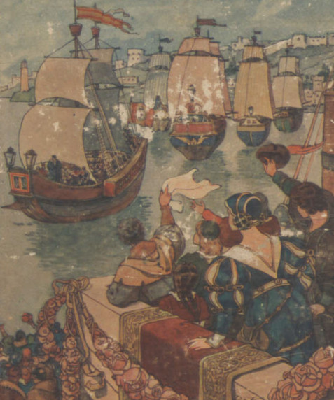 Cubierta de La nave Victoria