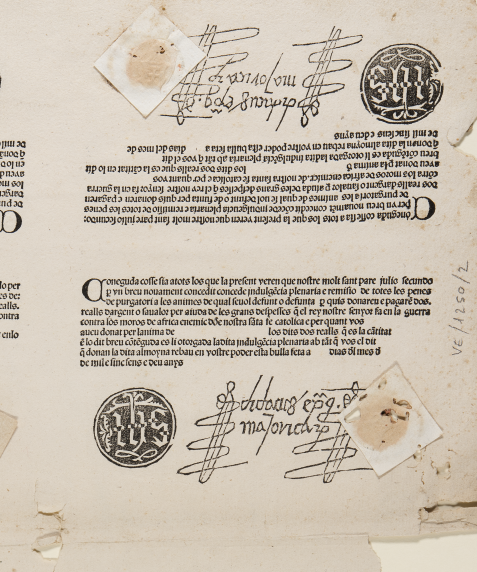 [Bulas de indulgencia. ]