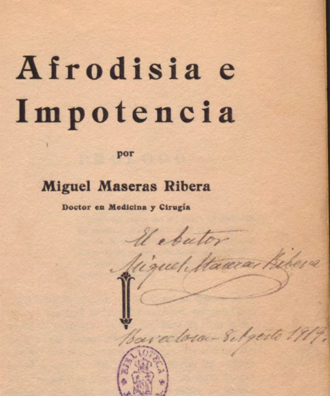 Portada de Afrodisia e Impotencia