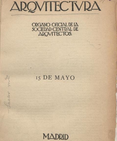 Arquitectura (Madrid. 1918)