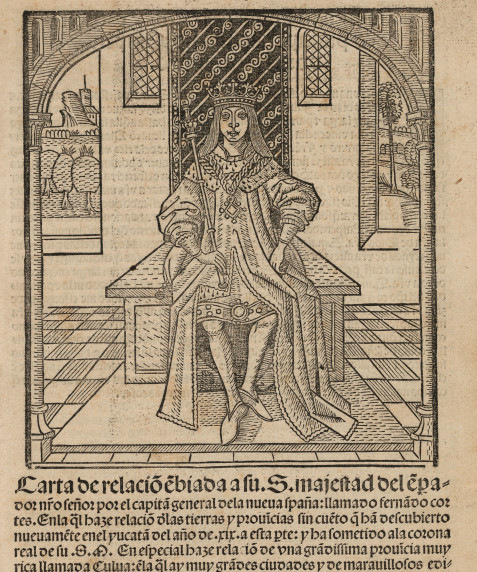Carta de relaciõ ẽbiada a su S. majestad del ẽp[er]ador n[uest]ro señor por el capitã general dela nueua spaña llamado fernãdo cortes