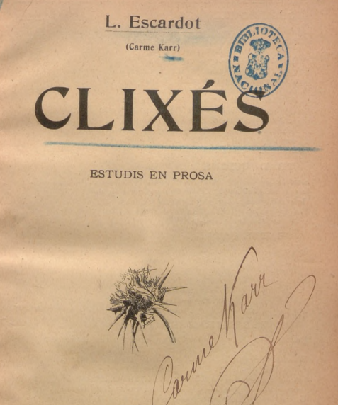 Portada de Clixés