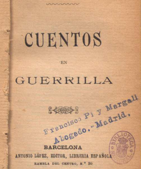 Portada de Cuentos en guerrilla