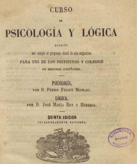 Portada de Curso de psicología y lógica