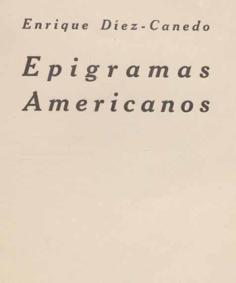 Epigramas americanos
