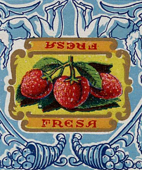 [Etiquetas de alimentos.. Caramelos. Frutas]