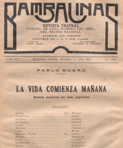 Portada de La vida comienza mañana