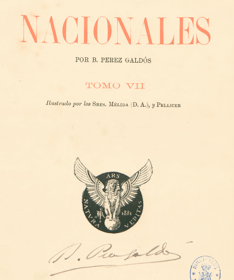 Portada de Episodios nacionales