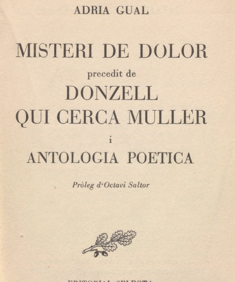 Portada del libro: Misteri de dolor