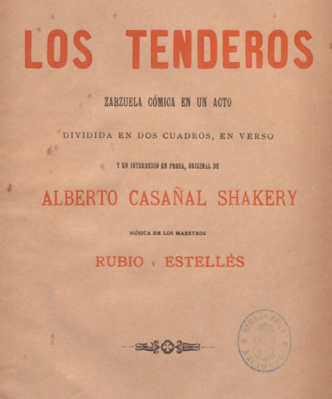 Portada del libro Los tenderos