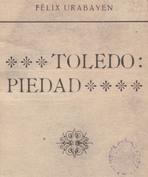 Portada del libro Toledo: piedad