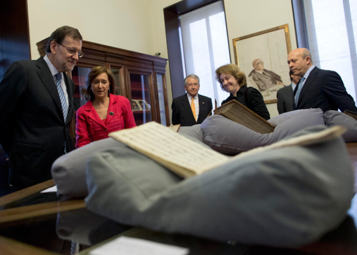 Visita del Presidente del Gobierno, Mariano Rajoy, a la Biblioteca Nacional de España 21/05/2013 Visita del Presidente del Gobierno, Mariano Rajoy, a la Biblioteca Nacional de España 21/05/2013