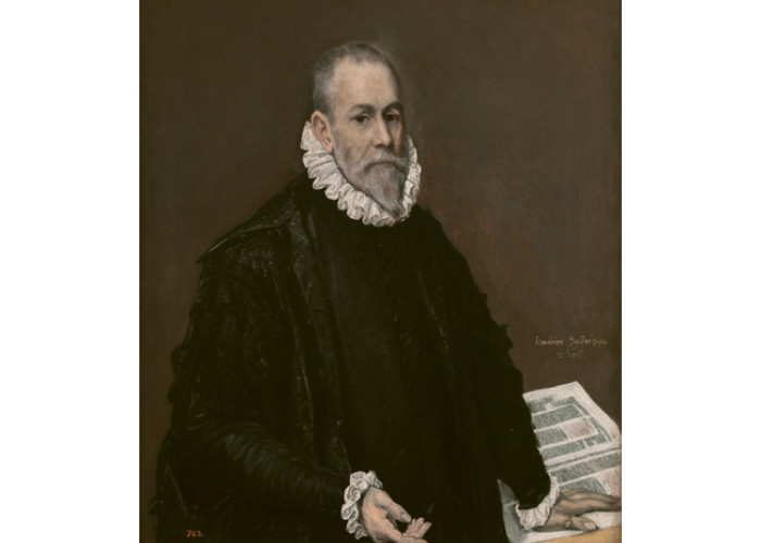 El Greco: Rodrigo de la Fuente. Óleo sobre lienzo, 96 x 82,3 cm. Madrid, Museo Nacional del Prado El Greco: Rodrigo de la Fuente. Óleo sobre lienzo, 96 x 82,3 cm. Madrid, Museo Nacional del Prado