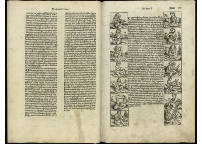 Hartmann Schedel, Das Buch der Chroniken und Geschichten, 23 de diciembre 1493. Biblioteca Nacional de España, INC/295