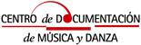 En la imagen logotipo del Centro de Documentación de Música y Danza