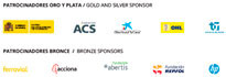 En la imagen logotipo de los patrocinadores de la exposición Diseñar América