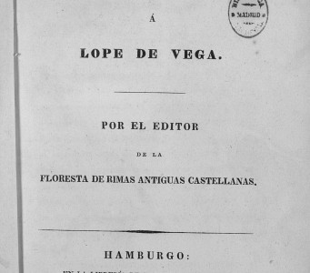 Portada Teatro español anterior a Lope de Vega