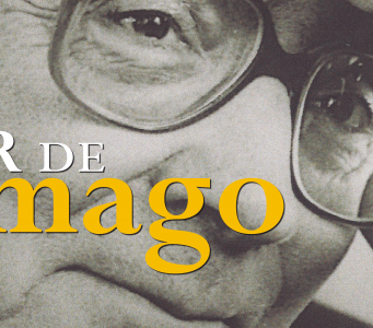 Gráfica de la exposición El taller de Saramago