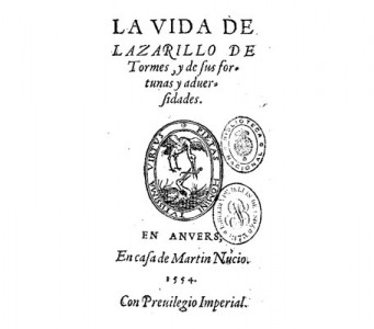 Portada del Lazarillo de Tormes
