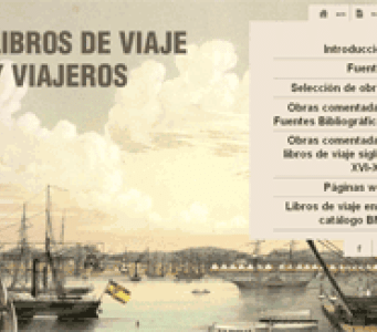 Portada de la guía de libros de viajes y de viajeros Portada de la guía de libros de viajes y de viajeros