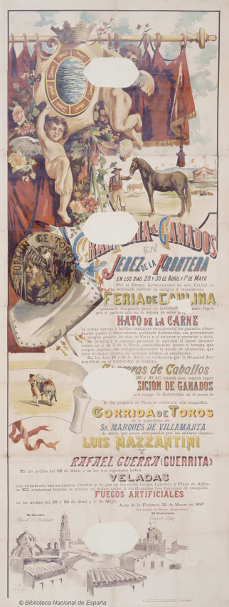 Cartel de la Gran Feria de ganados
