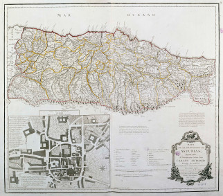 Mapa del Principado de Asturias