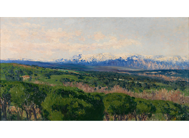 Aureliano de Beruete, El Guadarrama, 56 x 102 cm. Museo Nacional del Prado