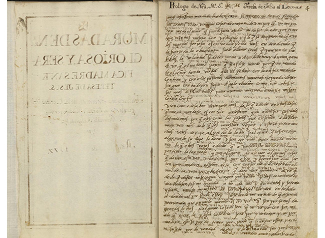 Moradas de nuestra gloriosa y seráfica Madre Santa Teresa de Jesús,...S. XIV-S. XVIII. BNE, Mss/6374
