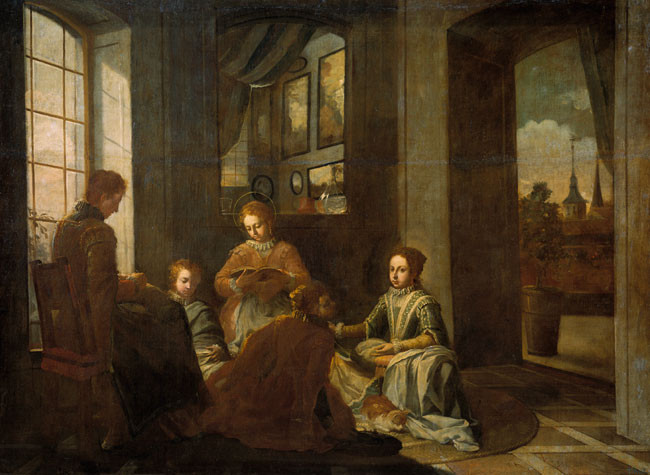 Educación de santa Teresa. Juan García de Miranda. Madrid, Museo Nacional del Prado