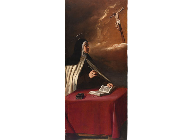Aparición de Cristo crucificado a santa Teresa de Jesús, 1629. Alonso Cano. Madrid, Museo Nacional del Prado