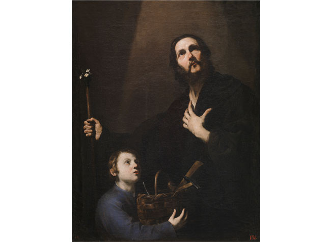 San José y el Niño Jesús, 1632. José de Ribera. Madrid, Museo Nacional del Prado