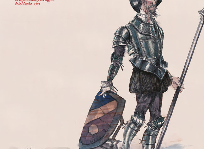 Don Quijote. Ilustración: Pedro Moreno